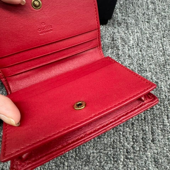 100% Authentic Gucci Leather Wallet 143-120524 - Picture 12 of 13